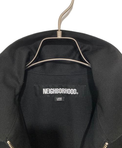 NEIGHBORHOOD（ネイバーフッド）NEIGHBORHOOD (ネイバーフッド) BELTED ZIP WORK JACK ベルテッド ジップ ワーク ジャケット 241UTNH-JKM01S ブラック サイズ:Lの古着・服飾アイテム