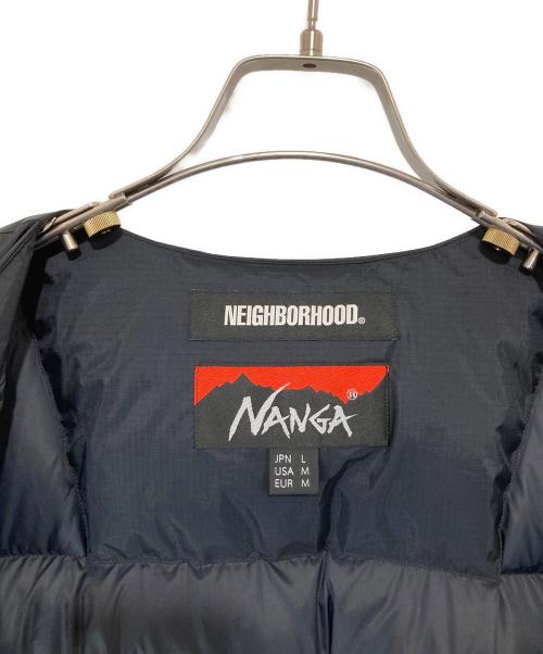 NANGA（ナンガ）NANGA (ナンガ) NEIGHBORHOOD (ネイバーフッド) TACTICAL DOWN VEST タクティカル ダウン ベスト 252NNNNN-JKM02 ブラック サイズ:Lの古着・服飾アイテム
