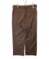 WTAPS (ダブルタップス) WOPL． TWILLスラックス ブラウン サイズ:03：16000円
