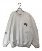 WTAPSダブルタップス）の古着「ACADEMY/SWEATER/COTTON アカデミーセーターコットン」｜グレー