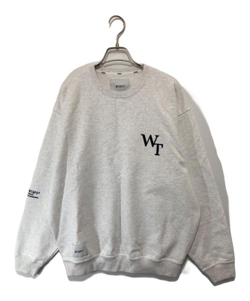 WTAPS（ダブルタップス）WTAPS (ダブルタップス) ACADEMY/SWEATER/COTTON アカデミーセーターコットン グレー サイズ:03の古着・服飾アイテム