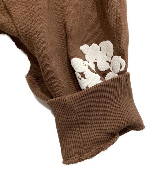 Denim Tears（デニムティアーズ）Denim Tears (デニムティアーズ) Cotton Wreath Zip Hoodie コットン リース ジップ フーディー N.111211 ブラウン サイズ:Mの古着・服飾アイテム