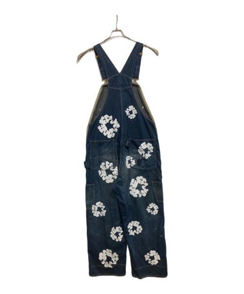 SAINT MICHAEL（セントマイケル）SAINT MICHAEL Denim Tears (デニムティアーズ) DT OVER ALL / CT WREATH ディーティー オーバーオール/シーティー リース SM-YS1-0000-C52 インディゴ サイズ:Lの古着・服飾アイテム