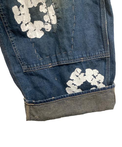 SAINT MICHAEL（セントマイケル）SAINT MICHAEL Denim Tears (デニムティアーズ) DT OVER ALL / CT WREATH ディーティー オーバーオール/シーティー リース SM-YS1-0000-C52 インディゴ サイズ:Lの古着・服飾アイテム