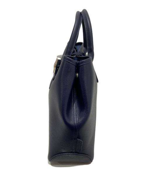 LONGCHAMP（ロンシャン）LONGCHAMP (ロンシャン) トップハンドルバッグ ネイビーの古着・服飾アイテム