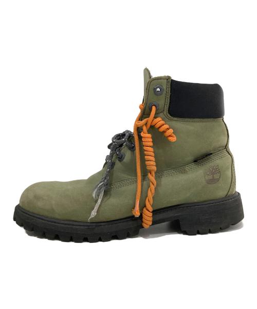 Timberland（ティンバーランド）Timberland (ティンバーランド) PORTER (ポーター) 6inch Premium Waterproof Boot 6インチ プレミアム ウォータープルーフ ブーツ 386-35260 オリーブ サイズ:10Wの古着・服飾アイテム