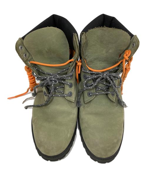 Timberland（ティンバーランド）Timberland (ティンバーランド) PORTER (ポーター) 6inch Premium Waterproof Boot 6インチ プレミアム ウォータープルーフ ブーツ 386-35260 オリーブ サイズ:10Wの古着・服飾アイテム