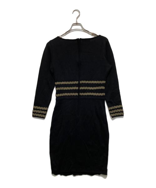FENDI（フェンディ）FENDI (フェンディ) ニットワンピース ブラック サイズ:40の古着・服飾アイテム