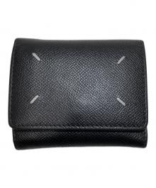 Maison Margiela（メゾンマルジェラ）の古着「4ステッチカーフ 三つ折り財布 SA3UI0017 P4745」｜ブラック