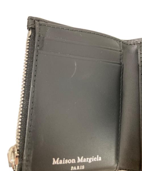 Maison Margiela（メゾンマルジェラ）Maison Margiela (メゾンマルジェラ) 4ステッチカーフ 三つ折り財布 SA3UI0017 P4745 ブラックの古着・服飾アイテム