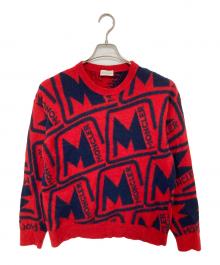 MONCLER（モンクレール）の古着「GIROCOLLO TRICOT ニット」｜レッド