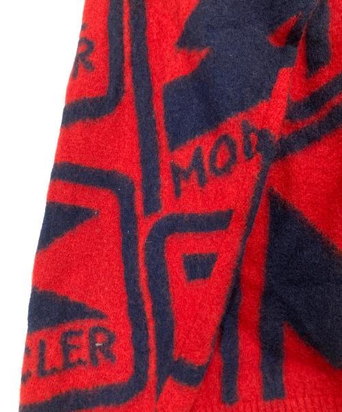 MONCLER（モンクレール）MONCLER (モンクレール) GIROCOLLO TRICOT ニット レッド サイズ:Lの古着・服飾アイテム