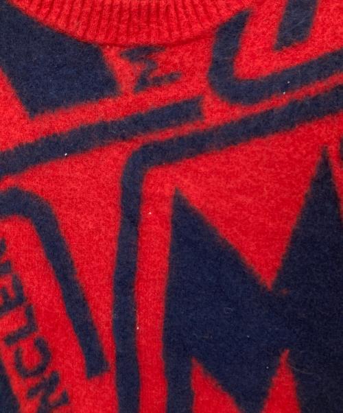 MONCLER（モンクレール）MONCLER (モンクレール) GIROCOLLO TRICOT ニット レッド サイズ:Lの古着・服飾アイテム