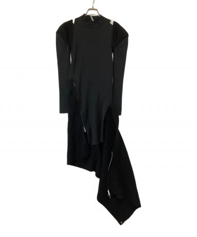 中古・古着通販】sacai (サカイ) 23AW アシメトリー ニットワンピース