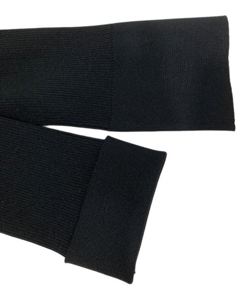 sacai（サカイ）sacai (サカイ) 23AW アシメトリー ニットワンピース 変形ニットワンピース 23-06847 ブラック サイズ:1の古着・服飾アイテム