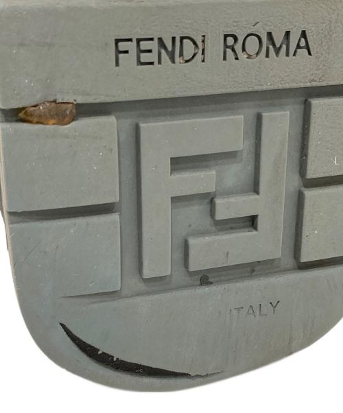 FENDI（フェンディ）FENDI (フェンディ) レザー ショートブーツ ブラック サイズ:36の古着・服飾アイテム