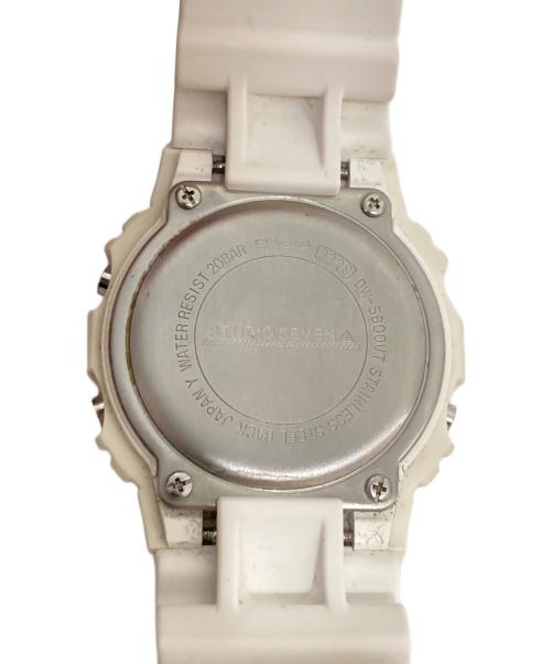 CASIO（カシオ）CASIO (カシオ) studio seven (スタジオセブン) デジタルウォッチ ホワイトの古着・服飾アイテム
