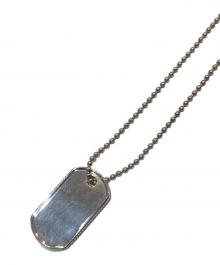 TIFFANY & Co.（ティファニー）の古着「ドッグタグ ネックレス ボールチェーン SILVER925」｜シルバー