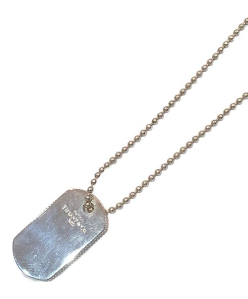 TIFFANY & Co.（ティファニー）Tiffany & Co. (ティファニー) ドッグタグ ネックレス ボールチェーン SILVER925 シルバーの古着・服飾アイテム