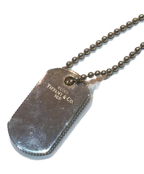 TIFFANY & Co.（ティファニー）Tiffany & Co. (ティファニー) ドッグタグ ネックレス ボールチェーン SILVER925 シルバーの古着・服飾アイテム