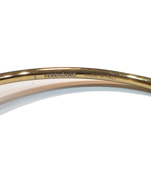 Salvatore Ferragamo（サルヴァトーレ フェラガモ）Salvatore Ferragamo (サルヴァトーレ フェラガモ) リボンフープピアス 760950 791134 ゴールドの古着・服飾アイテム