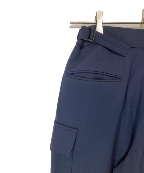 ATON（エイトン）ATON (エイトン) BACK SATIN FIELD CARGO PANTS バック サテン フィールド カーゴ パンツ PRAGIW0703 ネイビー サイズ:00の古着・服飾アイテム