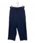ATON（エイトン）の古着「BACK SATIN FIELD CARGO PANTS バック サテン フィールド カーゴ パンツ PRAGIW0703」｜ネイビー