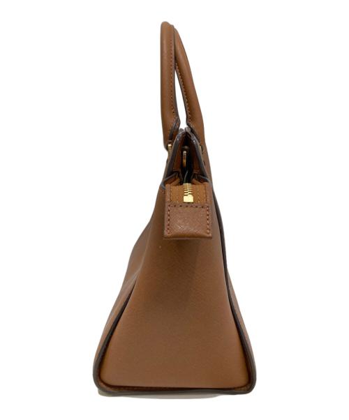 MICHAEL KORS（マイケルコース）MICHAEL KORS (マイケルコース) SELMA LG TZ SATCHEL ブラウンの古着・服飾アイテム