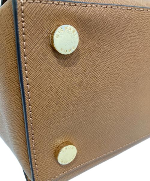 MICHAEL KORS（マイケルコース）MICHAEL KORS (マイケルコース) SELMA LG TZ SATCHEL ブラウンの古着・服飾アイテム