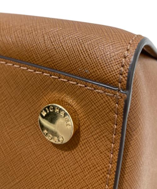 MICHAEL KORS（マイケルコース）MICHAEL KORS (マイケルコース) SELMA LG TZ SATCHEL ブラウンの古着・服飾アイテム