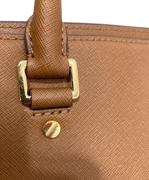 MICHAEL KORS（マイケルコース）MICHAEL KORS (マイケルコース) SELMA LG TZ SATCHEL ブラウンの古着・服飾アイテム