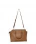 MICHAEL KORS (マイケルコース) SELMA LG TZ SATCHEL ブラウン：6000円