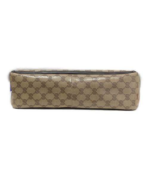 GUCCI（グッチ）GUCCI (グッチ) アビーライン GGクリスタルトートバック 268639 ブラウンの古着・服飾アイテム