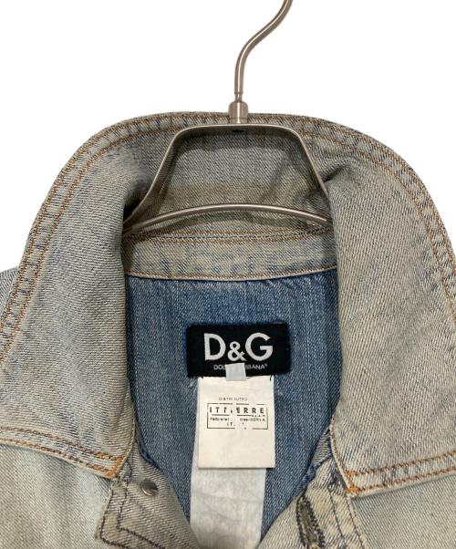 D&G（ディーアンドジー）D&G (ディーアンドジー) GYM デニムジャケット Dolce&Gabbana ドルチェ&ガッバーナ   インディゴ サイズ:44の古着・服飾アイテム