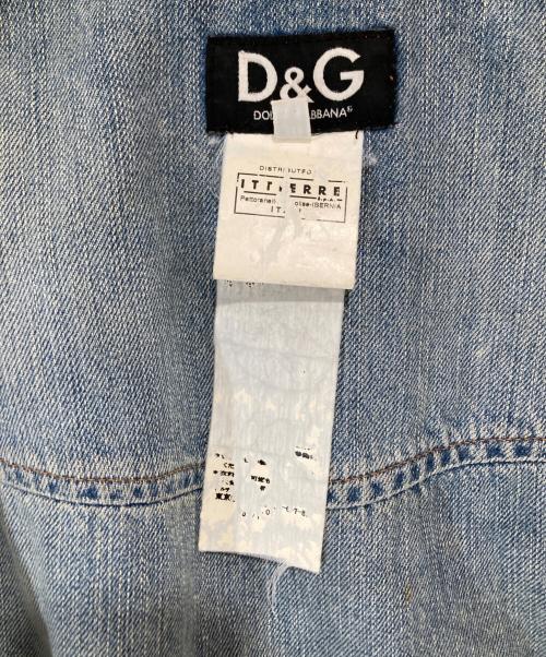 D&G（ディーアンドジー）D&G (ディーアンドジー) GYM デニムジャケット Dolce&Gabbana ドルチェ&ガッバーナ   インディゴ サイズ:44の古着・服飾アイテム
