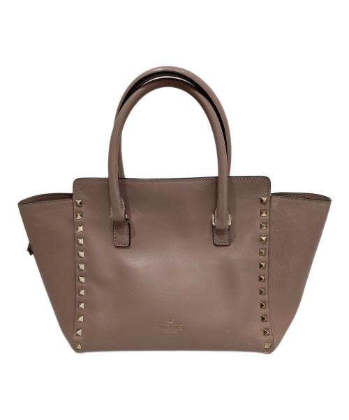 VALENTINO（ヴァレンティノ）VALENTINO (ヴァレンティノ) ロックスタッズハンドバッグ BG-Z540B0L2 ピンクの古着・服飾アイテム