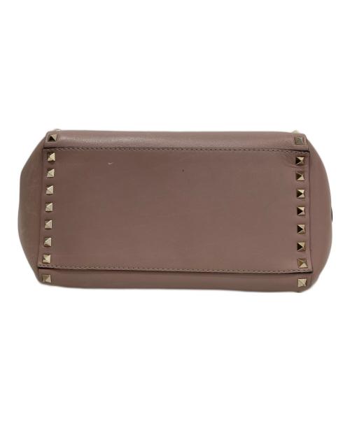 VALENTINO（ヴァレンティノ）VALENTINO (ヴァレンティノ) ロックスタッズハンドバッグ BG-Z540B0L2 ピンクの古着・服飾アイテム