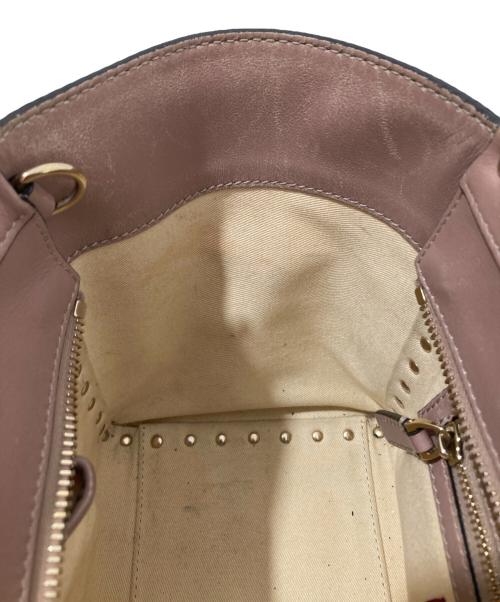 VALENTINO（ヴァレンティノ）VALENTINO (ヴァレンティノ) ロックスタッズハンドバッグ BG-Z540B0L2 ピンクの古着・服飾アイテム