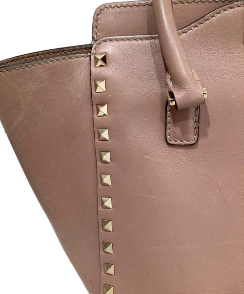 VALENTINO（ヴァレンティノ）VALENTINO (ヴァレンティノ) ロックスタッズハンドバッグ BG-Z540B0L2 ピンクの古着・服飾アイテム