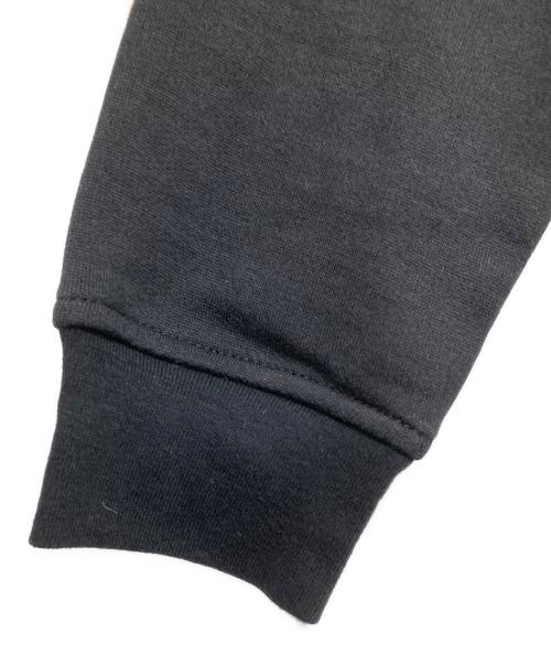 LOUIS VUITTON（ルイ ヴィトン）LOUIS VUITTON (ルイ ヴィトン) Silk Blend Shoulder Zip Sweatshirt シルク ブレンド ショルダー ジップ スウェットシャツ RW052W WHJR02CN1 ブラック サイズ:Sの古着・服飾アイテム
