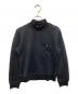LOUIS VUITTON（ルイ ヴィトン）の古着「Silk Blend Shoulder Zip Sweatshirt シルク ブレンド ショルダー ジップ スウェットシャツ RW052W WHJR02CN1」｜ブラック