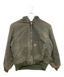 CarHartt（カーハート）の古着「ウォッシュドダック インサレート アクティブジャケット」｜モスグリーン
