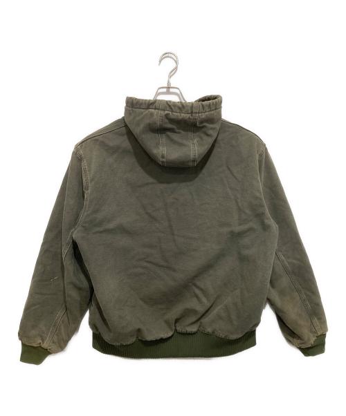 CarHartt（カーハート）CarHartt (カーハート) ウォッシュドダック インサレート アクティブジャケット モスグリーン サイズ:Lの古着・服飾アイテム