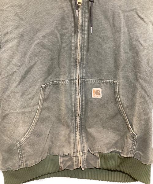 CarHartt（カーハート）CarHartt (カーハート) ウォッシュドダック インサレート アクティブジャケット モスグリーン サイズ:Lの古着・服飾アイテム