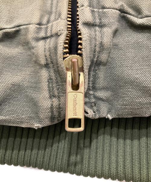 CarHartt（カーハート）CarHartt (カーハート) ウォッシュドダック インサレート アクティブジャケット モスグリーン サイズ:Lの古着・服飾アイテム