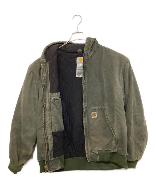 CarHartt（カーハート）CarHartt (カーハート) ウォッシュドダック インサレート アクティブジャケット モスグリーン サイズ:Lの古着・服飾アイテム