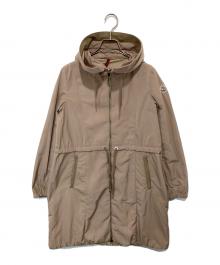 MONCLER（モンクレール）の古着「TUILEナイロンフーデッドコート」｜ベージュ