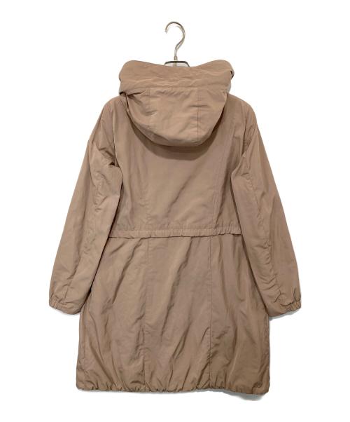 MONCLER（モンクレール）MONCLER (モンクレール) TUILEナイロンフーデッドコート ベージュ サイズ:０の古着・服飾アイテム