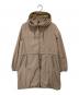 MONCLER（モンクレール）の古着「TUILEナイロンフーデッドコート」｜ベージュ