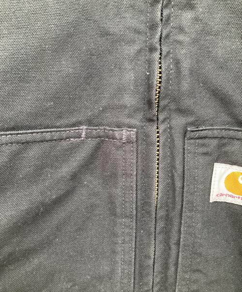 CarHartt（カーハート）CarHartt (カーハート) ルーズフィット ウォッシュドダック インサレーテッド アクティブジャケット J130-M ブラック サイズ:Mの古着・服飾アイテム